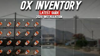 2026 OX INVENTORY INSTALLATION IN JUST 1 MINUTE | FIVEM SERVER | OX INVENTORY