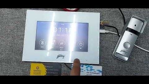 Godrej video door phone see thru pro SVA Technologies Call 9829381182