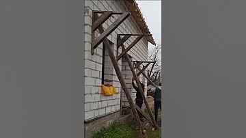 Сборка строительных лесов конвертов или Армянки