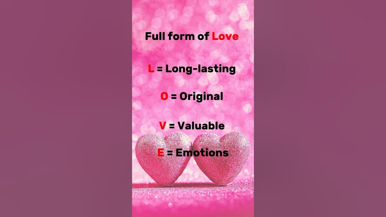 full-form-of-word-love-shorts-youtubeshorts-viral-youtube