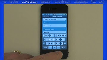 Mitel® BluStar™ for iPhone Client - Module 2 Home Screen User Account