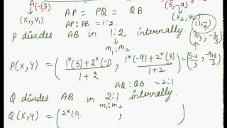 67. | Section Formula | Questions of Section Formula | - Mathematics Grade 10