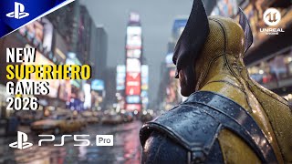 All Upcoming SUPERHERO Games Like WOLVERINE And BATMAN Confirmed Coming In 2026!