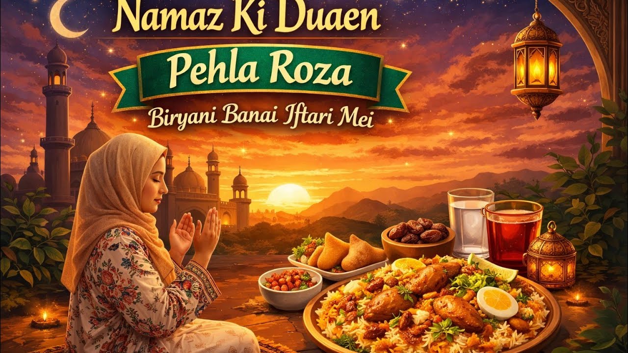 Pehla Roza | Namaz ki duaen aur Azkar |  beef biryani...