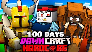 I Survived 100 Days in DawnCraft in Minecraft Hardcore!