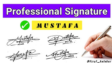 Letter M signature style | M signature style | Mustafa name signature style | M signature |