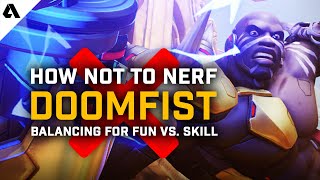 Balancing A Melee Fighter In An FPS - Blizzard's Struggle To Nerf Doomfist | Overwatch