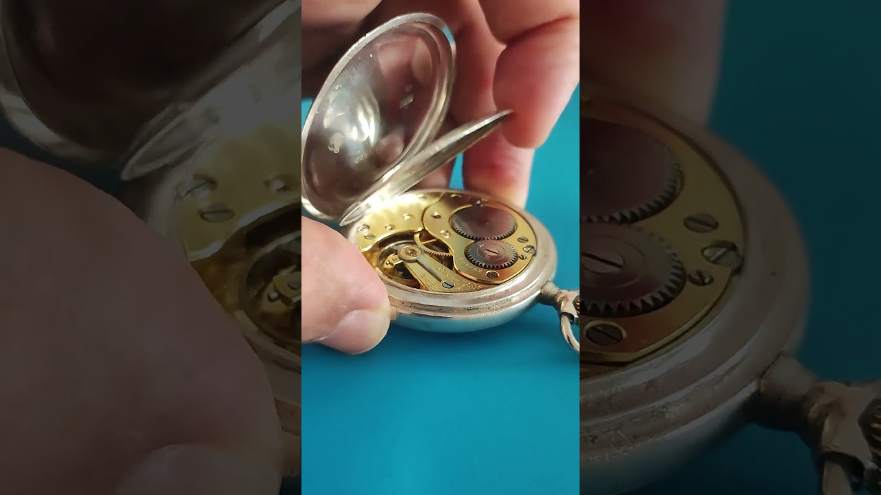 Antique pocket watch, made in the early 20th century by a famous brand!