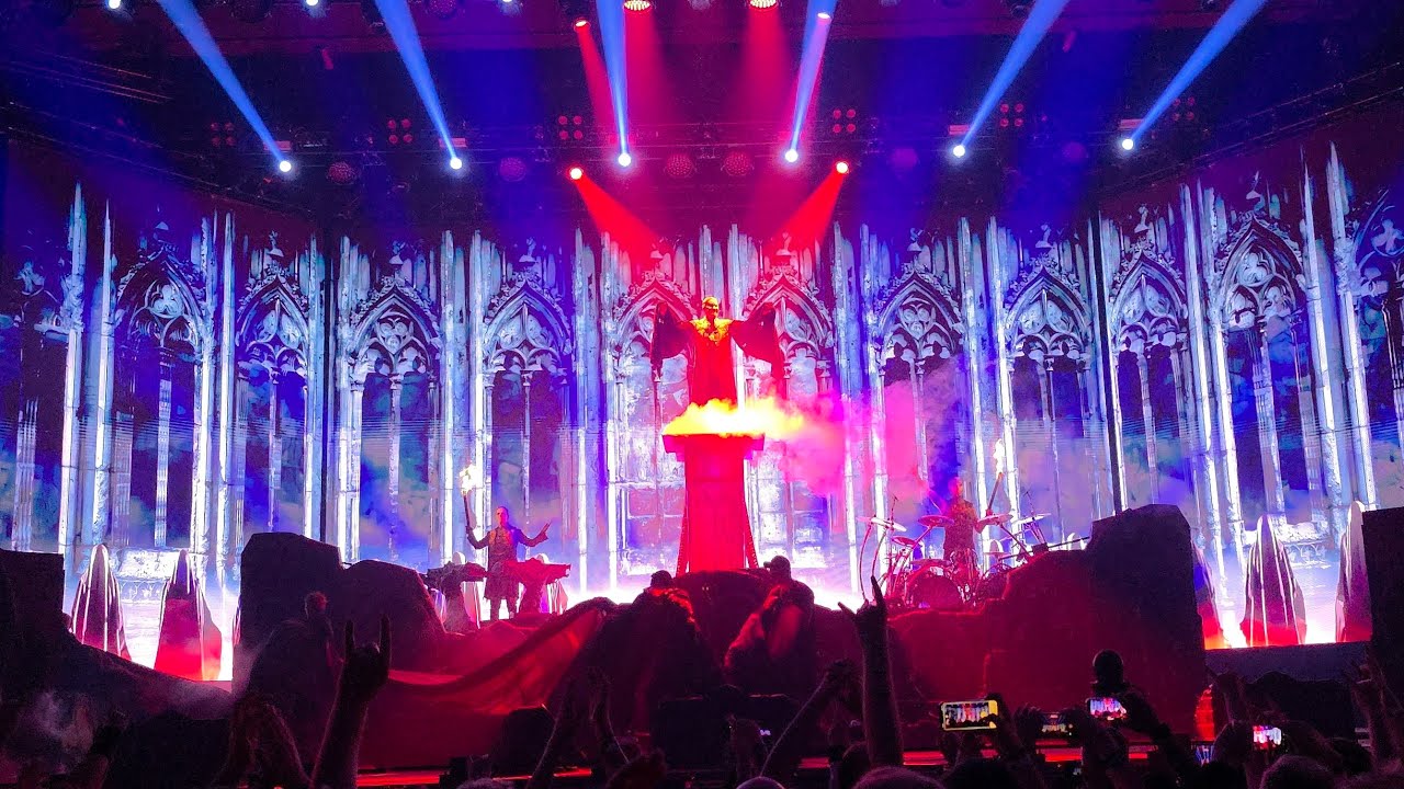 Powerwolf - Bless 'em With The Blade live at Scandinavium, Göteborg (Gothenburg) Sweden. 25/2/26