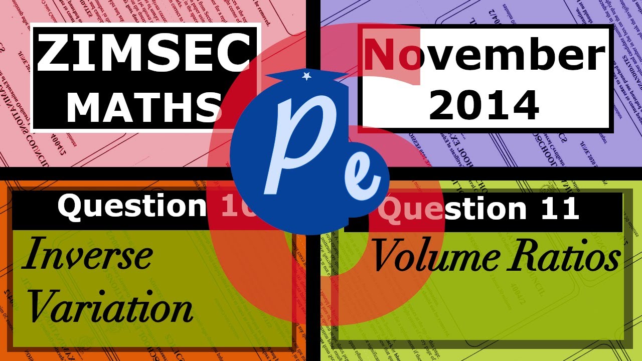 ZIMSEC Maths O'Level November 2014 Paper 1| Part 6