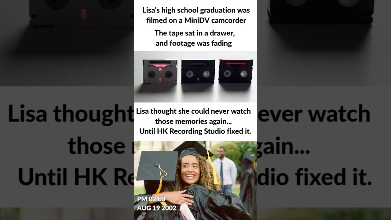 Lisa's Graduation Story: Convert Analog to Digital Media at HK Recording Studio