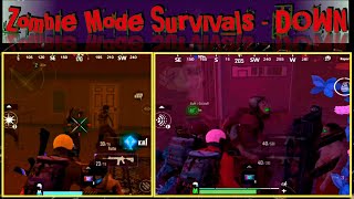Zombie Mode Survivals - 60+ Zombies Kill's😱😱 || Best zombie gameplay || bina gun ka