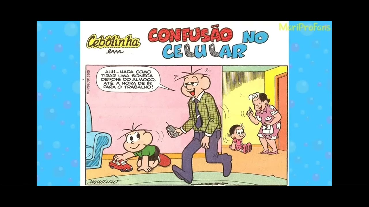 Episódio confusão no celular historinhas da turma da Mônica, deixa o like se inscreva no canal 😊