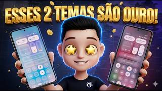 SAIU! 🚀 Melhores TEMAS HyperOS 2 e 3 para XIAOMI (Ícones e Central de Controle!)