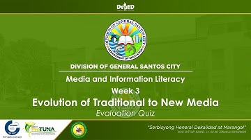 Media and Information Literacy (MIL) Week 3 Evaluation Quiz