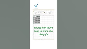 Mẹo excel I Cách copy dữ liệu mà vẫn giữ nguyên kích thước bảng. #meoexcel #thuthuatexcel