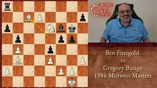 Five Minutes with Ben: Ben Finegold vs Gregory Bungo, 1986 Midwest Masters