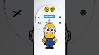 Minions Eyes Puzzle Game | Correct Eye  Challenge #shorts #art #minions