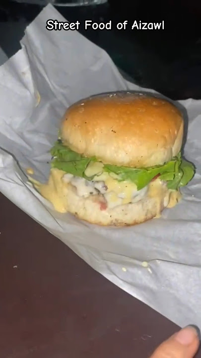 Juicy Lucy Burger #burger #beefburger #beef #streetfood #aizawl #food #foodie #juicylucyburger #new