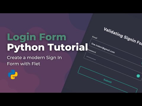 Sign In Form with Python