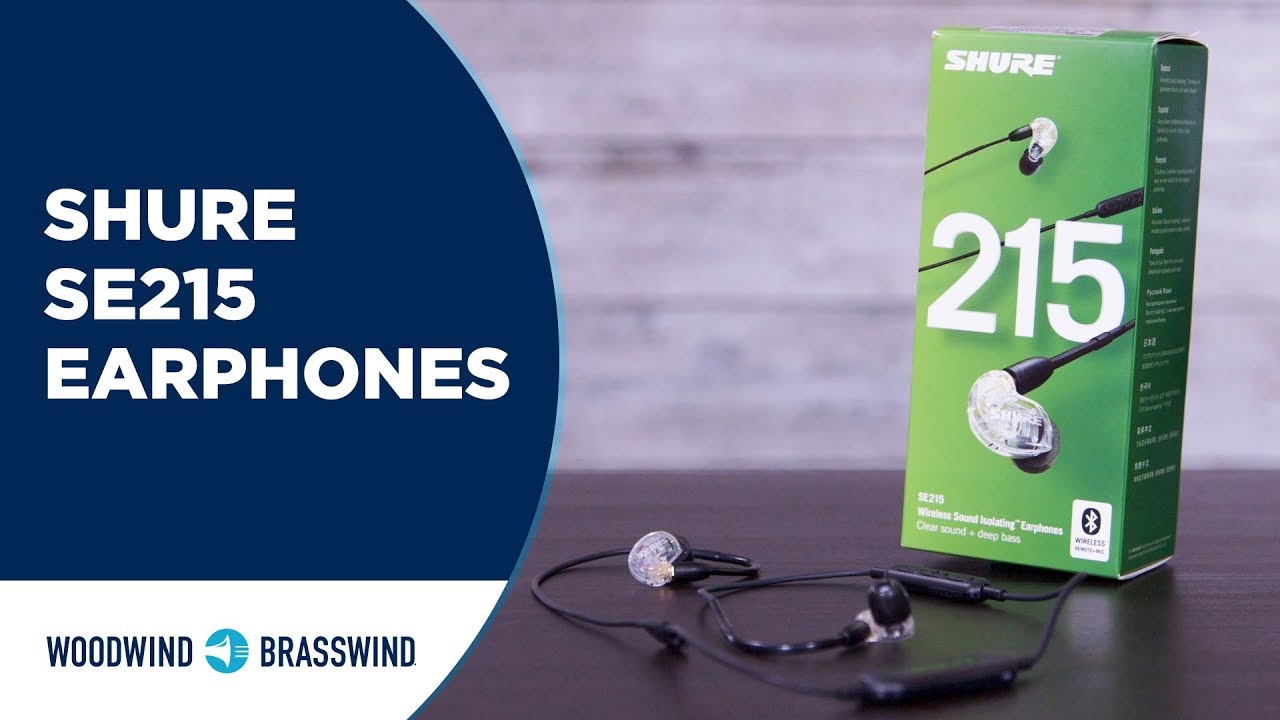 SHURE – SE215 | Dynamic Microdriver Earphones - YouTube