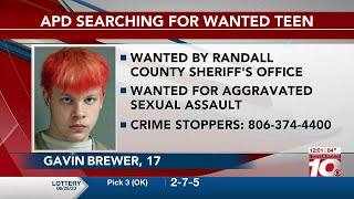 VIDEO: Amarillo Crime Stoppers: 17 year old wanted on sexual assault charges