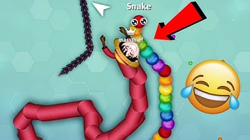 The Biggest Snake Died Like A Noob! - Snake.Io 🐍