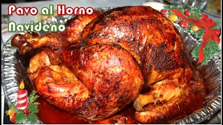 PAVO NAVIDEÑO AL HORNO 🎅 Receta Peruana Fácil 🇵🇪🎄