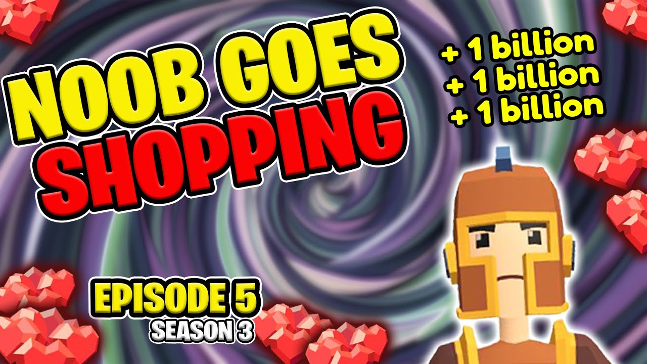 NOOB GOES SHOPPING | LEVEL 1 BILLION REBIRTH | Giant Simulator