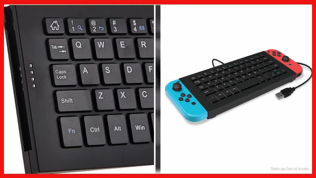 Armor3 “NuType” Wired Keyboard for Nintendo Switch - YouTube