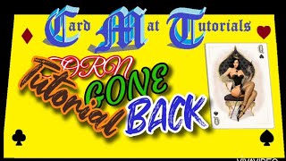 TORN, GONE, BACK Tutorial. Card Mat Tutorials.