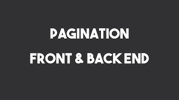 Pagination Tutorial with React & Express
