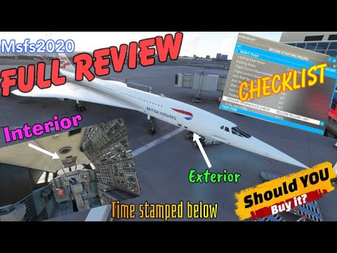 Msfs2020*CONCORDE**Full review-Checklist tutorial- So many issues are they deal breakers lets see?