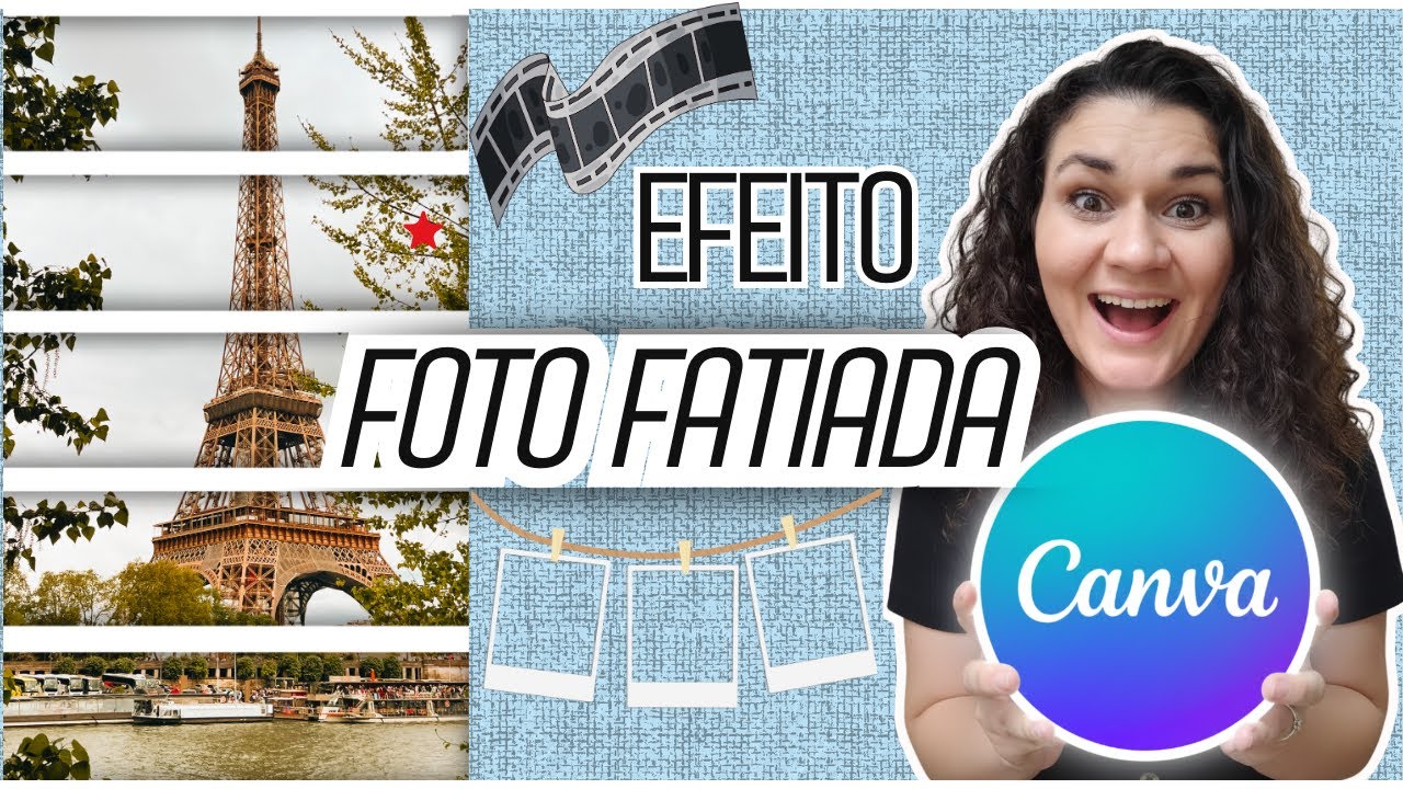 Pouca Gente Usa Esse EFEITO no CANVA 😱 | FOTO FATIADA DO ZERO | Wal Leite