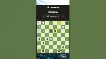 Chess.com Daily Puzzle 26 December 2023 #shorts