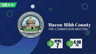 April 7, 2026 Pre-Commission & Commission Meetings