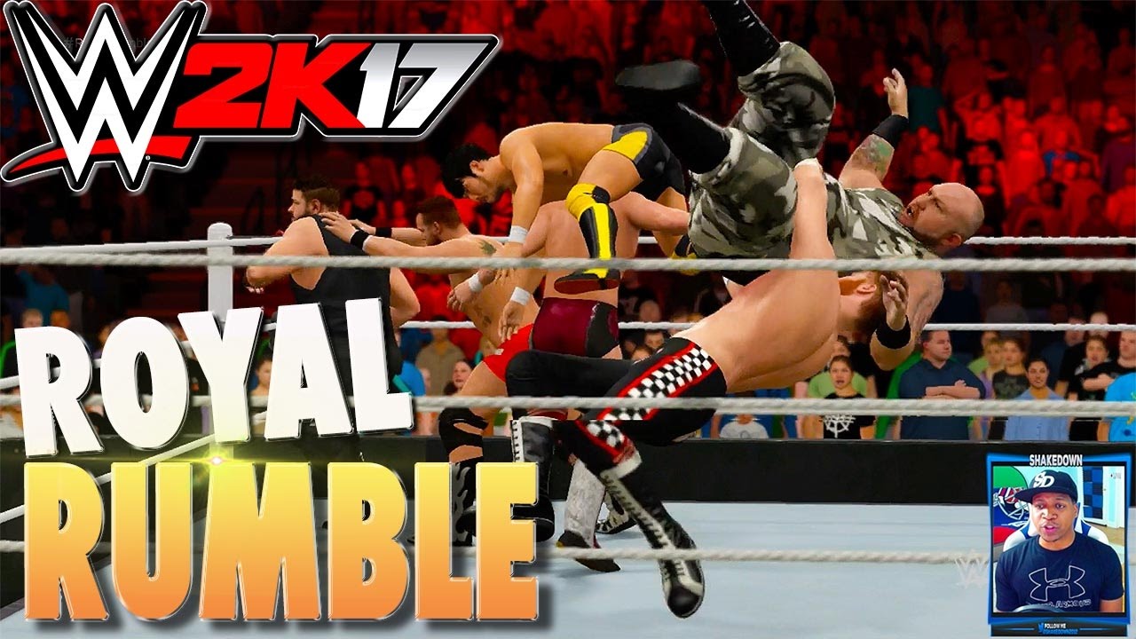 WWE 2K17 ROYAL RUMBLE Xbox One Gameplay - YouTube