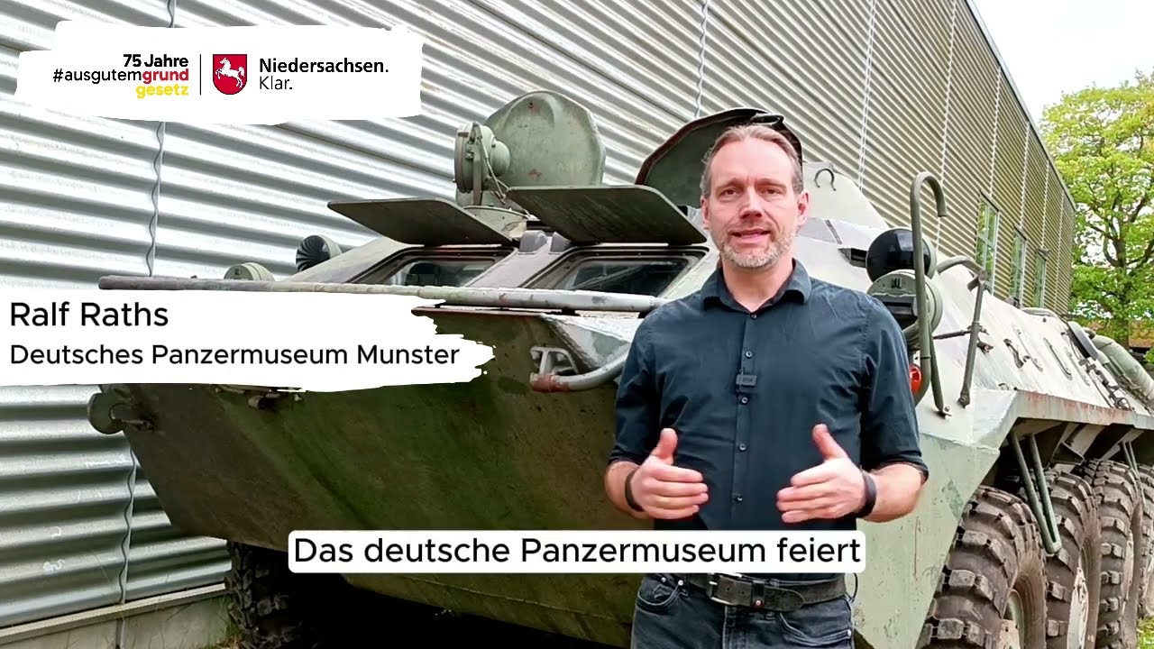 Ralf Raths vom Deutschen Panzermuseum Munster zu 75 Jahre Grundgesetz