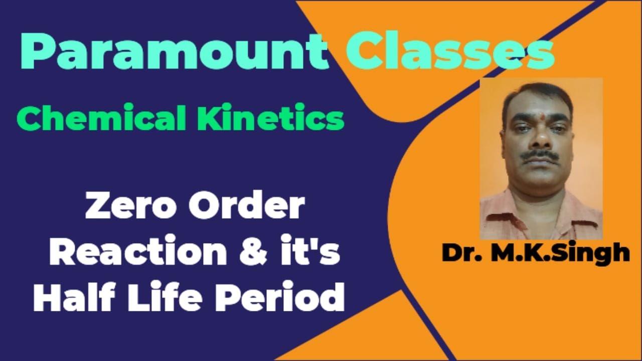 [Video - 4] Chemical Kinetics / Zero Order Reaction/IIT JEE/NEET - YouTube