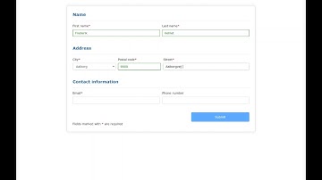 Demo: Input form with dynamic validation (jQuery, AJAX, JSON)