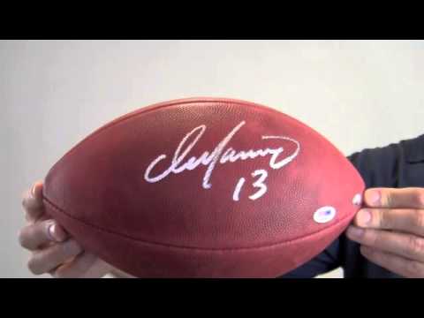 dan marino autographed football