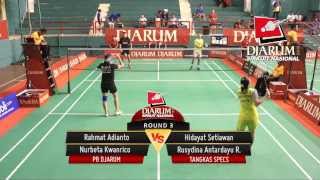 Rahmat Adianto / Nurbeta K. (PB DJARUM) VS Hidayat S. / Rusydina A. R. (TANGKAS SPECS)