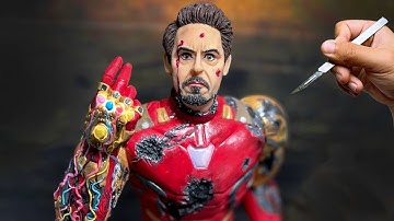 Iron Man - Tony Stark (Robert Downey Jr.) made from polymer clay