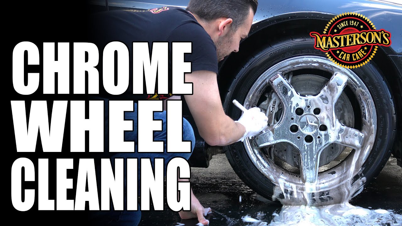 How To Properly Clean Chrome Wheels - Masterson's Car Care - Mercedes-Benz  SL55 AMG 