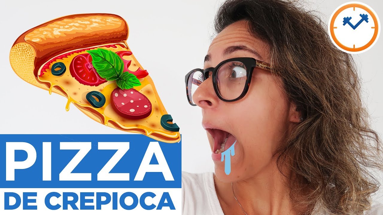 RECEITA DE PIZZA FIT COM MASSA DE CREPIOCA (MUITO FÁCIL) - COZINHA DA DAFNE 11