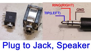 3.5mm headphone jack wiring installing on amplifier ; high impedance headphones are recommended