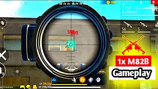 Best 1X  M82B Gameplay l Solo Gameplay l 😱 Garena Free Fire