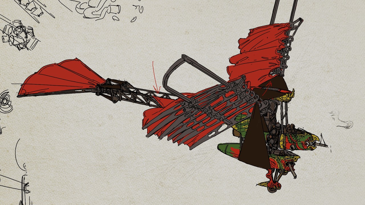 I designed an Ornithopter - YouTube