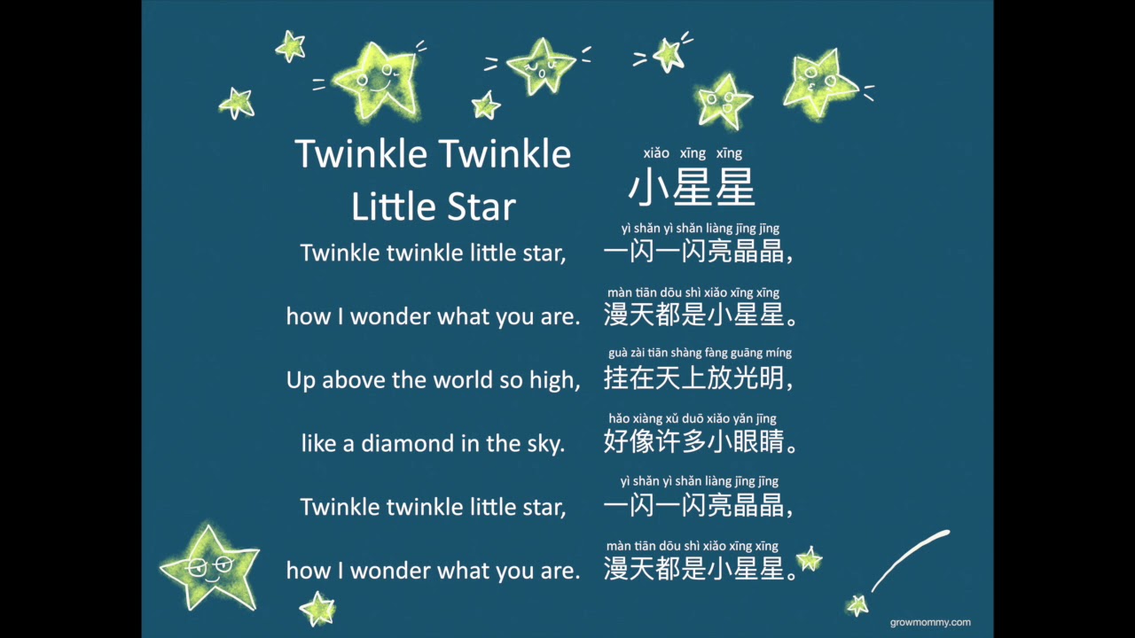 10 Minute Nursery Rhyme 儿歌twinkle Twinkle Little Star 小星星 Youtube