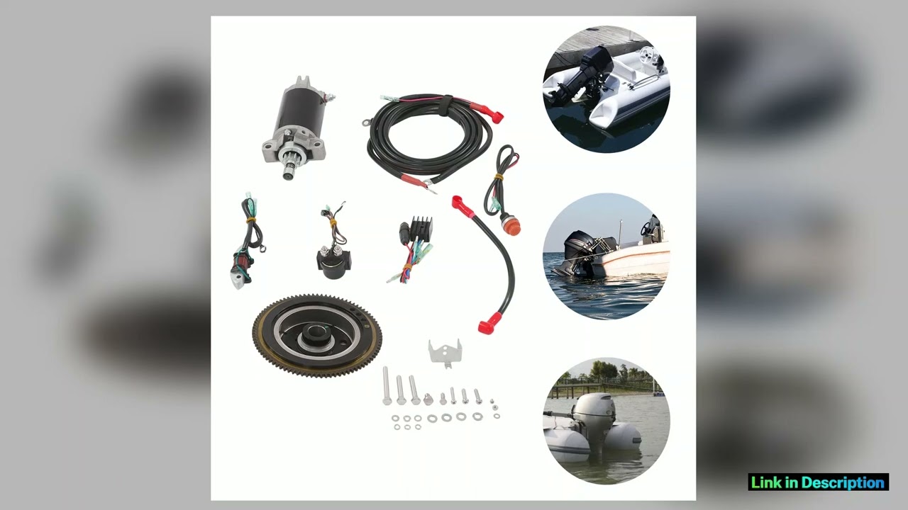 Yamaha Electric Start Kit 2Stroke 40PS Outboard Engine Starter Motor Conversion Kit Trend Alert